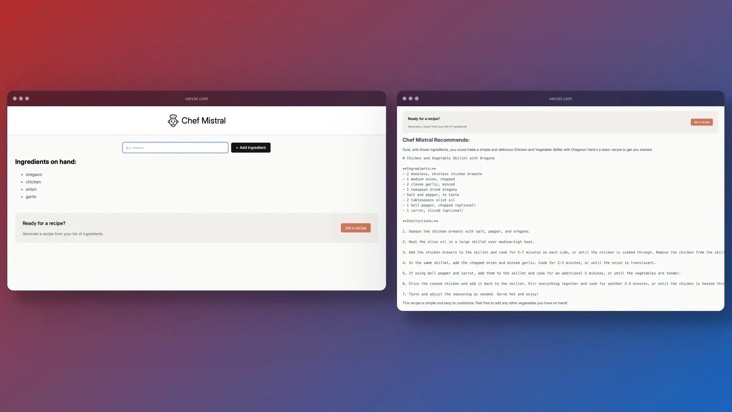 ChefClaude | Create Incredible Recipes